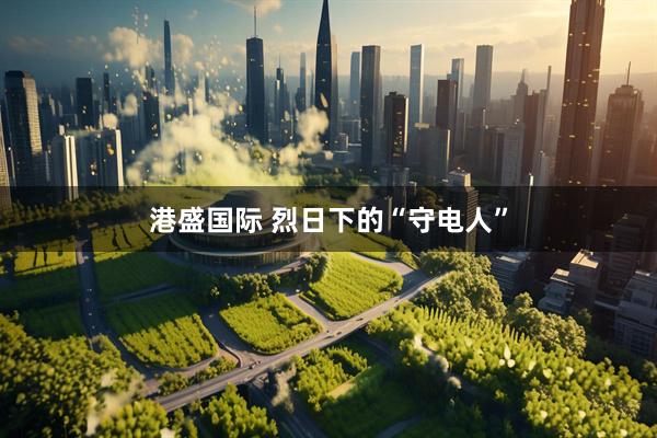 港盛国际 烈日下的“守电人”