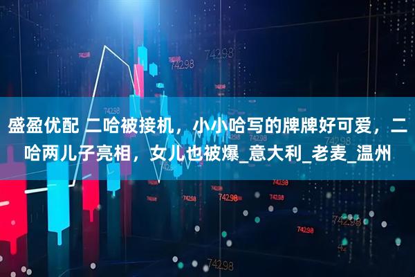 盛盈优配 二哈被接机，小小哈写的牌牌好可爱，二哈两儿子亮相，女儿也被爆_意大利_老麦_温州